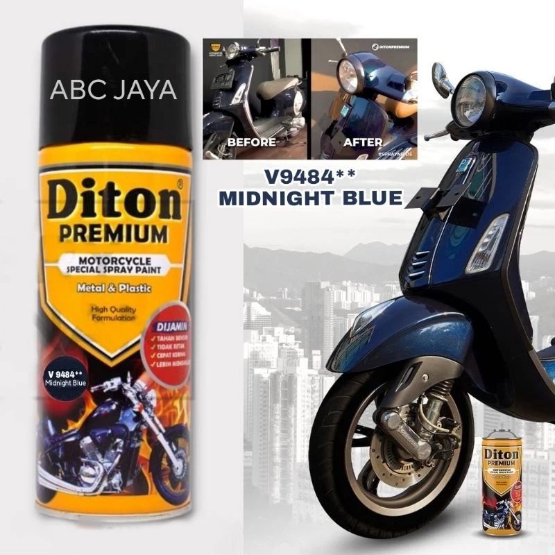 Jual Pilok Pylox Cat Semprot Diton Premium Midnight Blue V 9484 ...