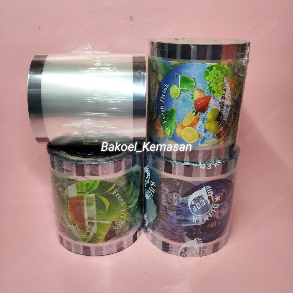 Jual Plastik Lid Cup Sealer 1000 Mata Seal Cup Gambar Kartun Buah Daun Teh Polos Sensor 2900