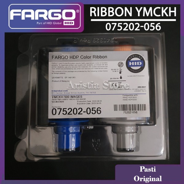 Jual Ribbon Fargo HDP5000 HDP5600 e-KTP 075202-056 Original | Shopee ...