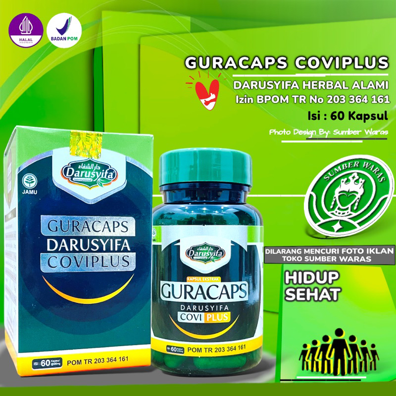 Jual Kapsul Gurah Guracaps Darusyifa Bpom Isi 60 Obat Batuk Flu