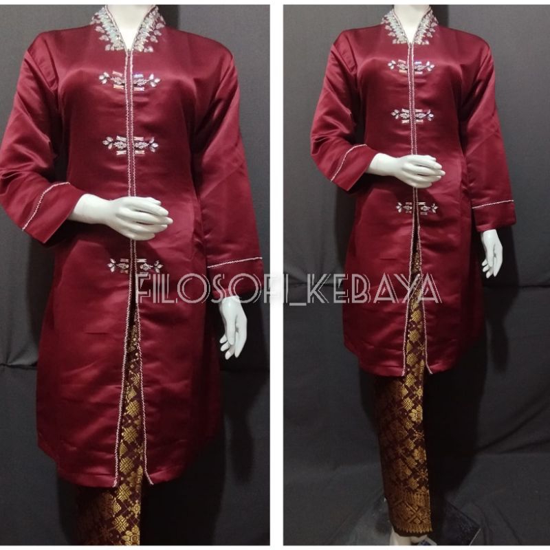 Jual KEBAYA KURUNG TAFFETA BRIDAL // SETELAN KEBAYA KURUNG MELAYU ...