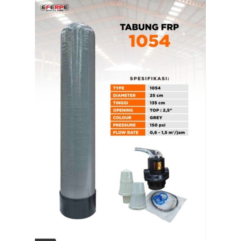 Jual FRP 1054 TABUNG FILTER AIR 1054 / FRP TANK 1054 NANOTEC Shopee