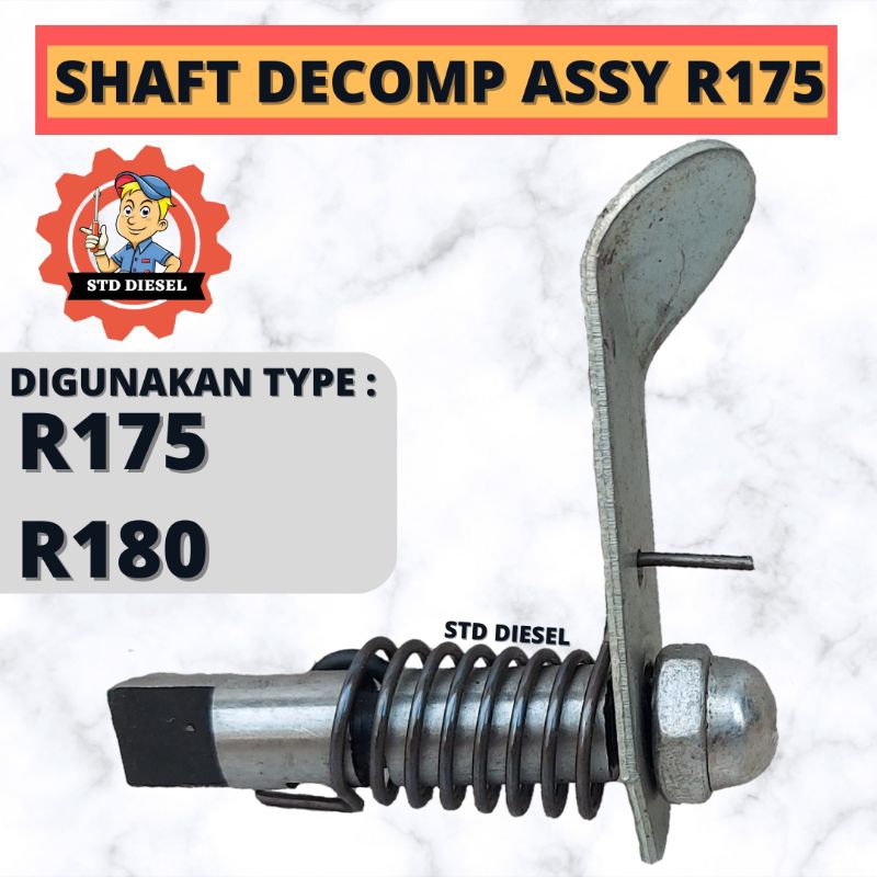 Jual SHAFT DECOMP ASSY CHOOKE CUK R175 R180 BIASA KOPLING 175 180 7 8 ...