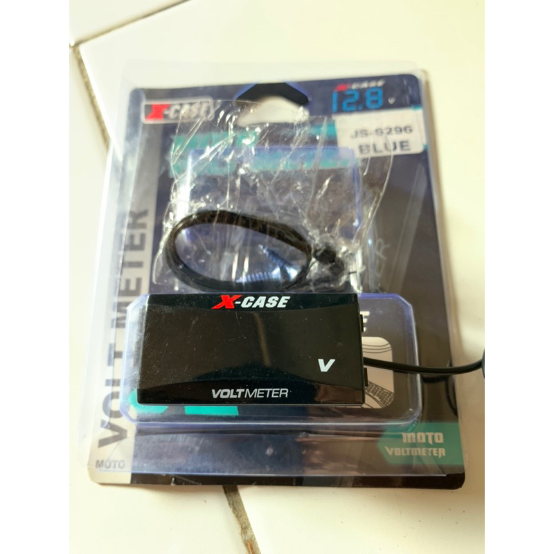 Jual VOLT METER VOLTMETER AKI ,PENGUKUR TEGANGAN AKI MOTOR MERK X-CASE