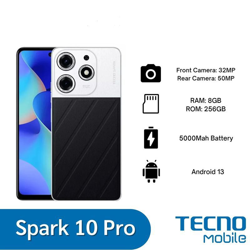 Jual TECNO SPARK 10 Pro NFC 8/256 RAM 8GB Internal 256 KUALITAS PREMIUM ...