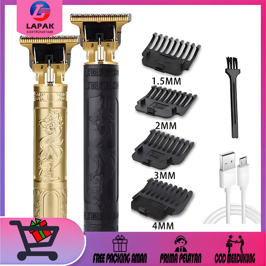 Jual Alat Cukur Elektrik Hair Clipper Trimmer Model Dragon Vintage T Kode Gz Shopee