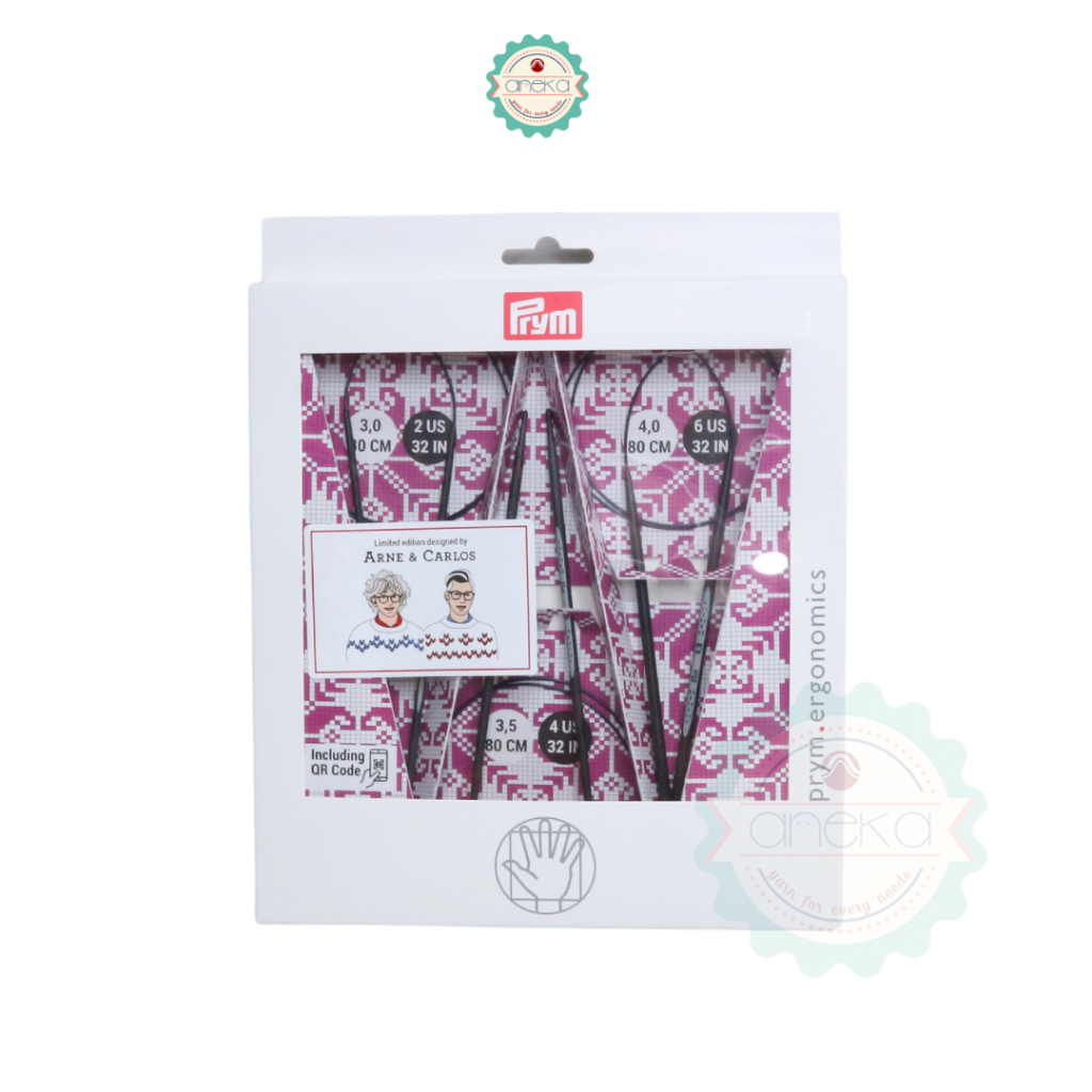 Jual Prym Circular Knitting Needles Set Carbon Arne&Carlos Edition