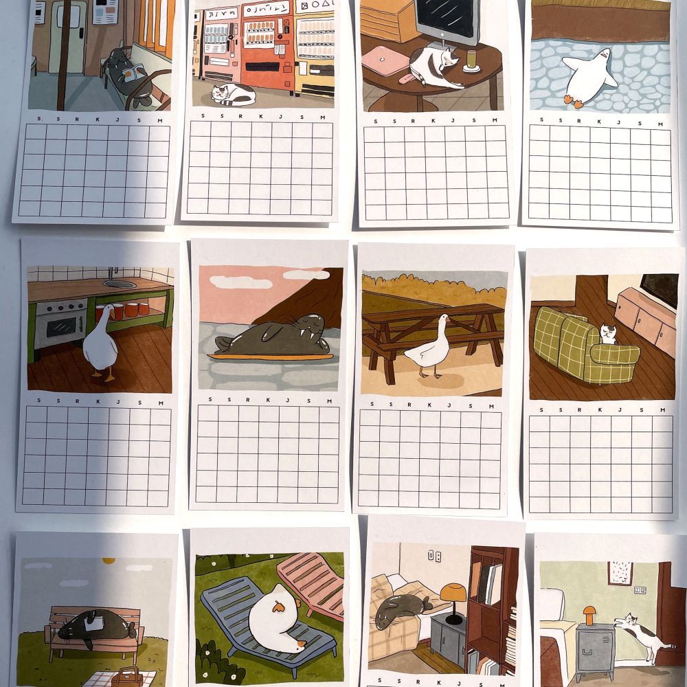 Jual TULISAE Blank Calendar / Kalender Kosong | Shopee Indonesia