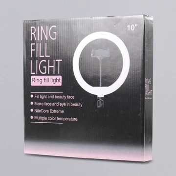 Lampu Halo Ring Light LED Selfie 120 LED 26CM Dgn Holder HP RL 128