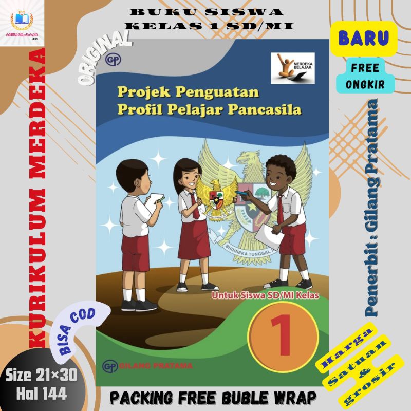 Jual Buku Siswa Projek Penguatan Profil Pelajar Pancasila P5 Kelas 1 ...