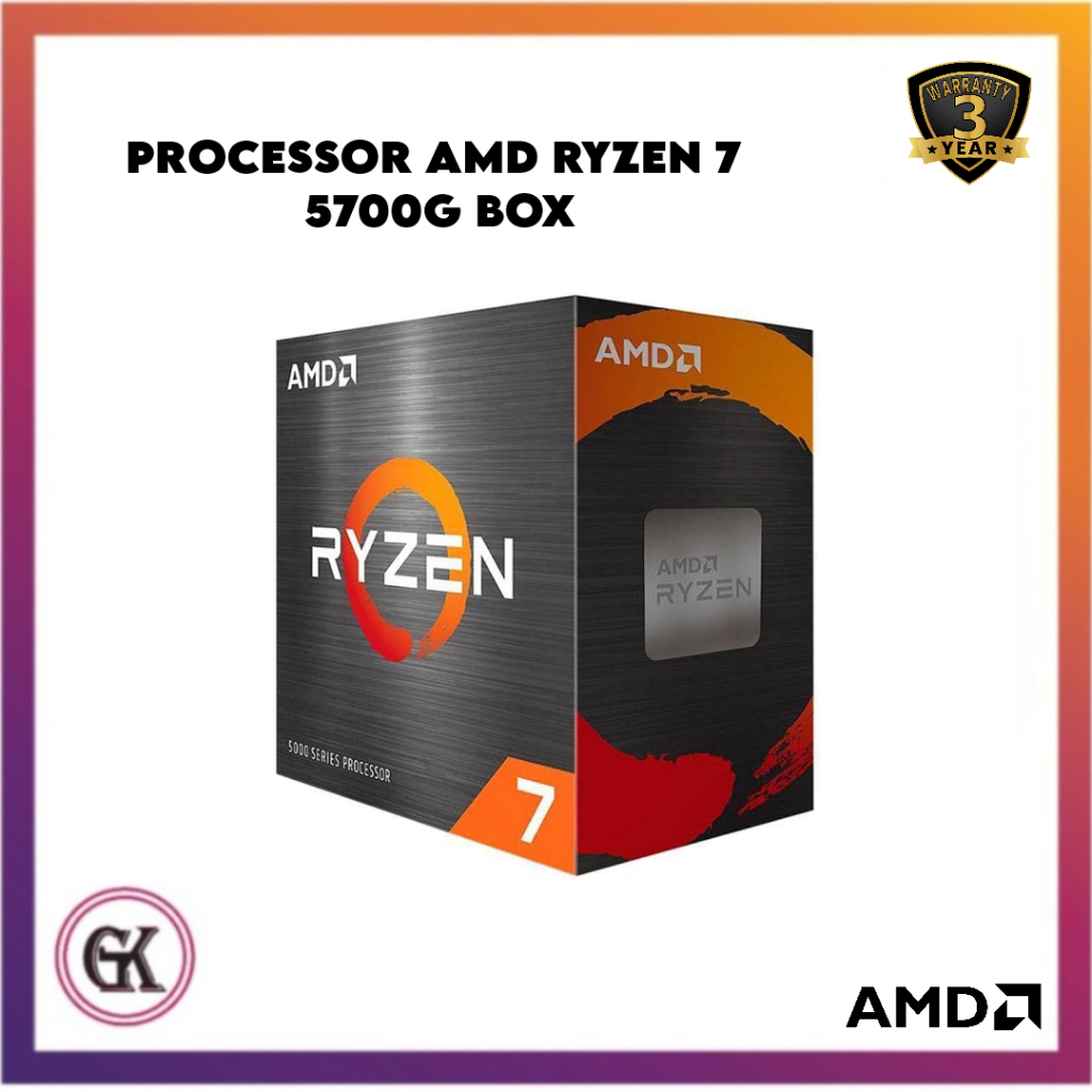 Jual PROCESSOR AMD RYZEN 7 5700G BOX 3.8GHz | Shopee Indonesia