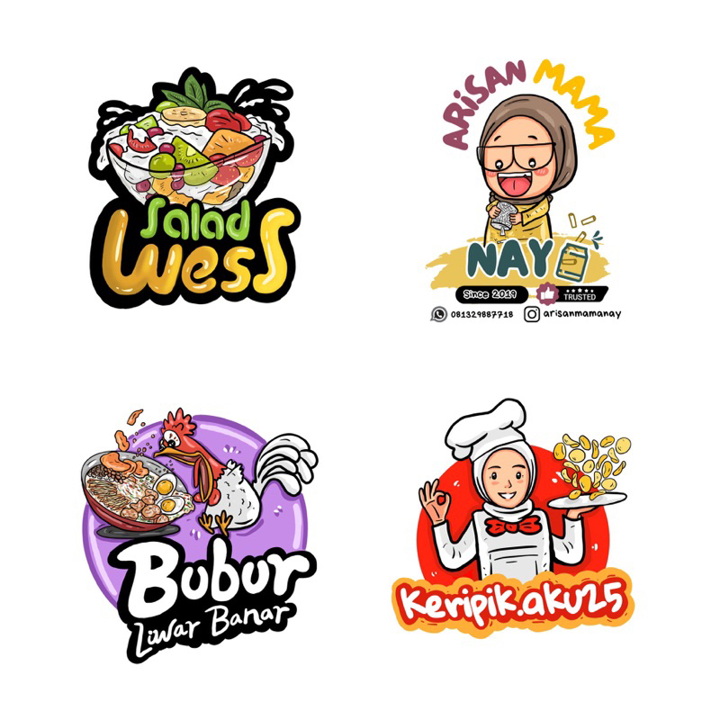 Jasa Ilustrasi logo Murah
