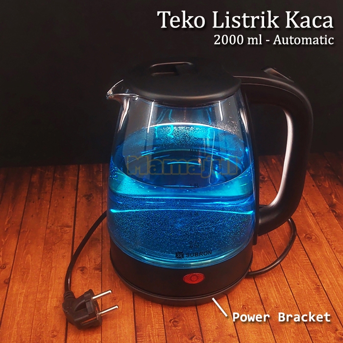 Jual Glass Electric Kettle Teko Listrik Kaca Termos Pemanas Air 2l Shopee Indonesia 4745