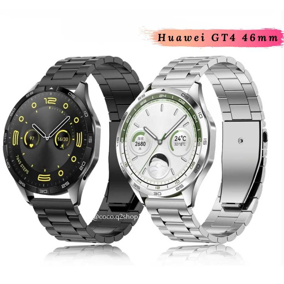 Jual TALI JAM TANGAN STRAP HUAWEI GT4 / GT 4 46MM - STAINLESS STEEL LUG ...