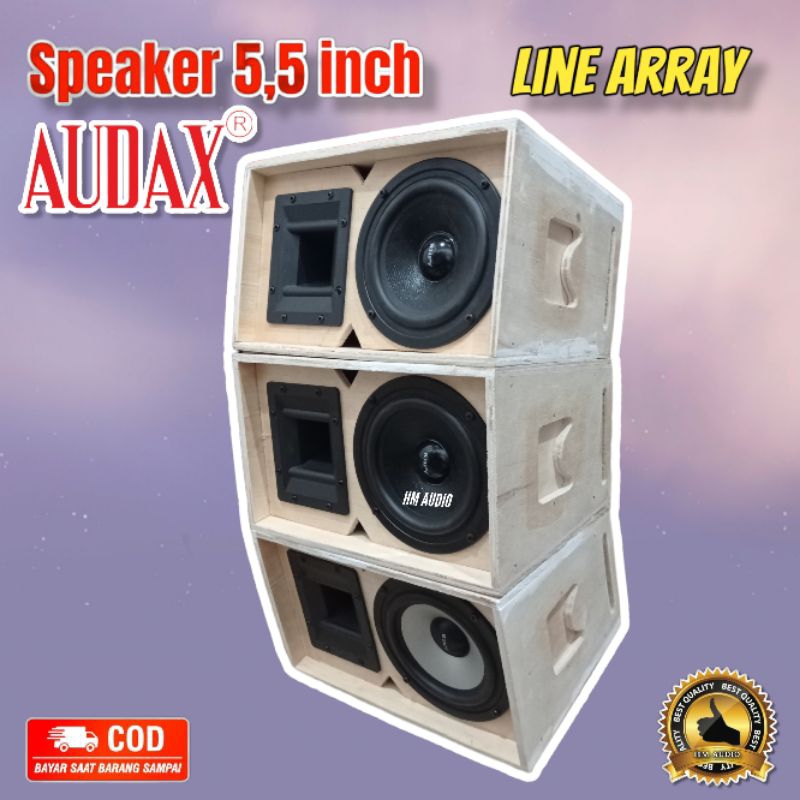 Box Speaker 6 Inch Mini Scoop Double 8 Inch Bisa Masuk 9mm