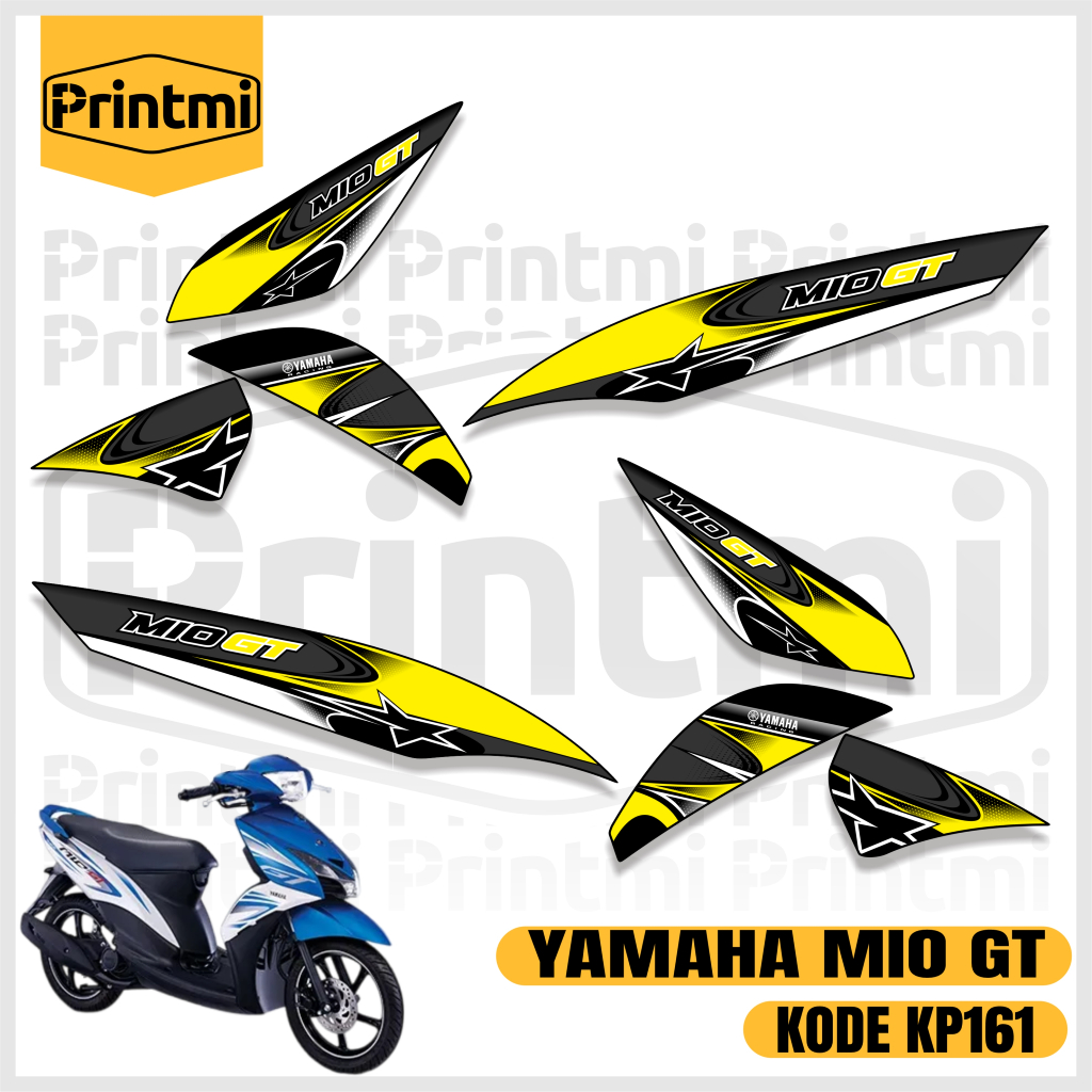 Jual Printmi Striping Sticker Motor Mio GT Variasi Simple Modifikasi ...