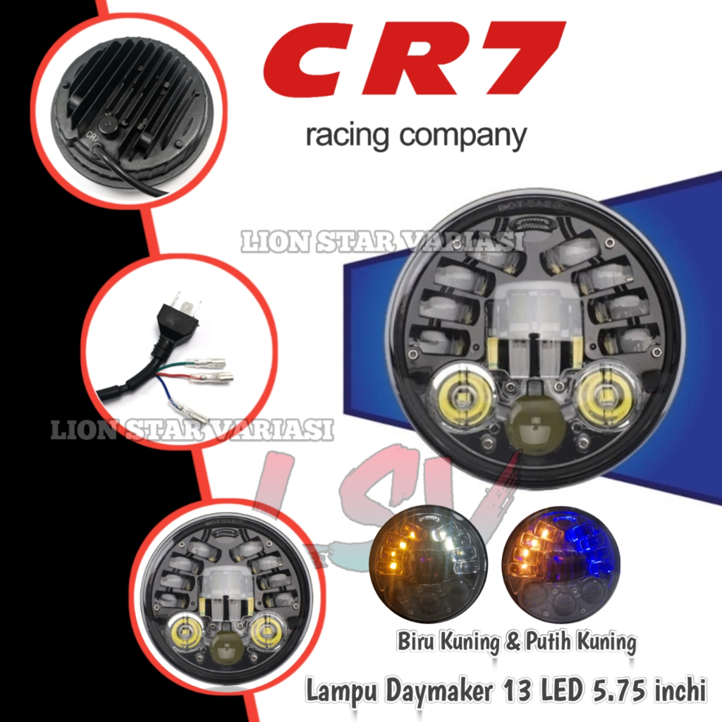 Jual Lampu Utama Daymaker Cobra Dot Sae Mobil Motor Led Led Cr Inchi Lampu Daymaker