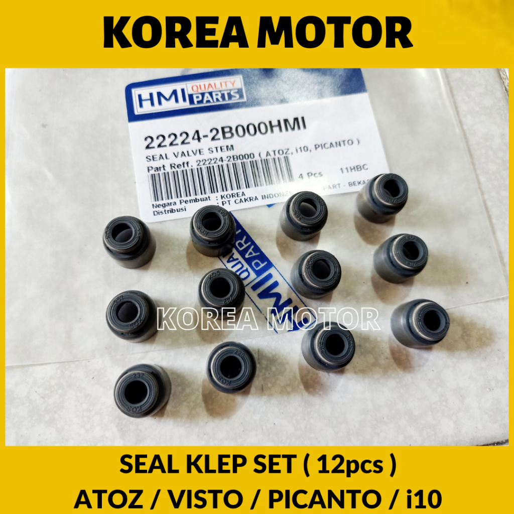 Jual Seal Klep Valve Hyundai Atoz Kia Visto Picanto I Set Pcs Hmi