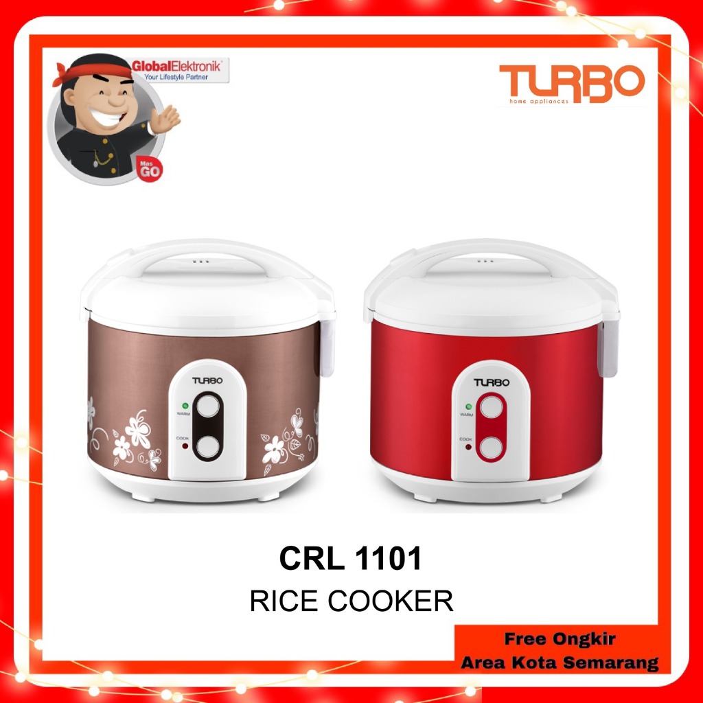 Jual TURBO RICE COOKER 1 Liter CRL 1101 Shopee Indonesia