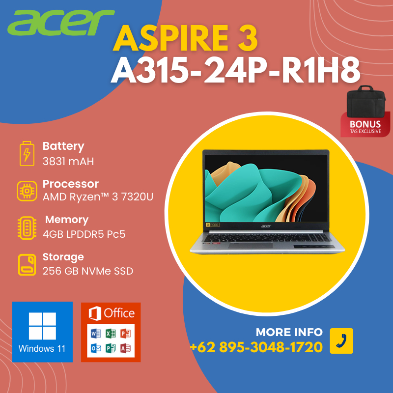 Jual Laptop Acer Terbaru Paling Murah Acer Aspire A P R H Amd Ryzen Gen Ssd Gb