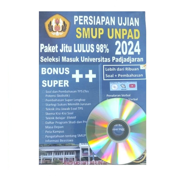 Jual BUKU PERSIAPAN DAN PANDUAN SMUP UNPAD 2024 SAINTEK IPA SELEKSI ...