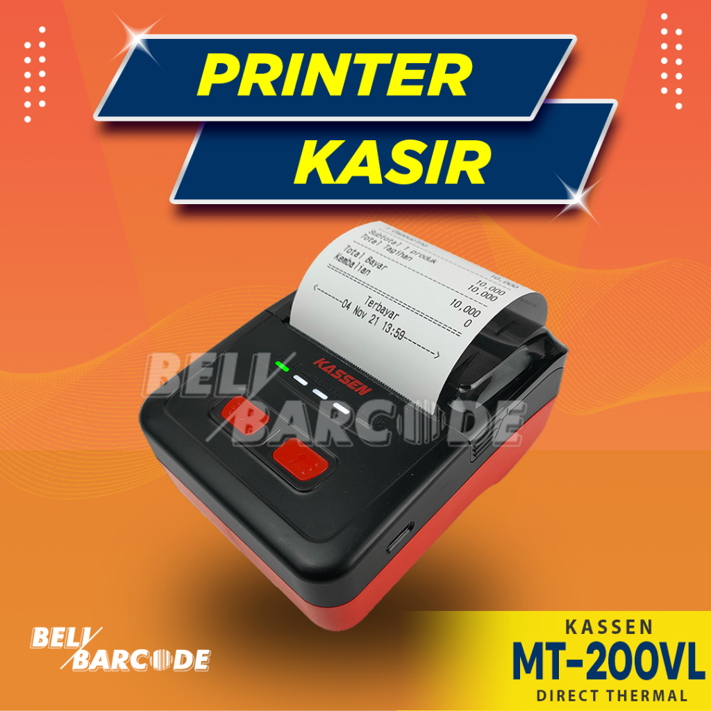 Jual Mini Printer Bluetooth Mm Kassen Mt Vl Cetak Kertas Termal