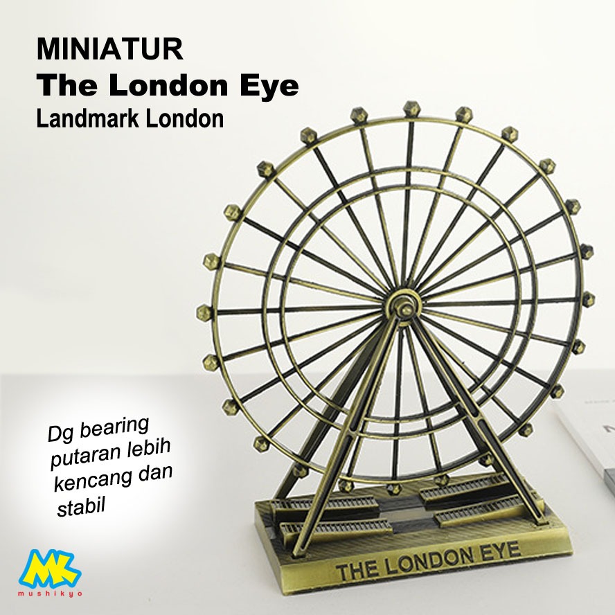 Jual Miniatur Landmark London Eye Souvenir England Shopee Indonesia