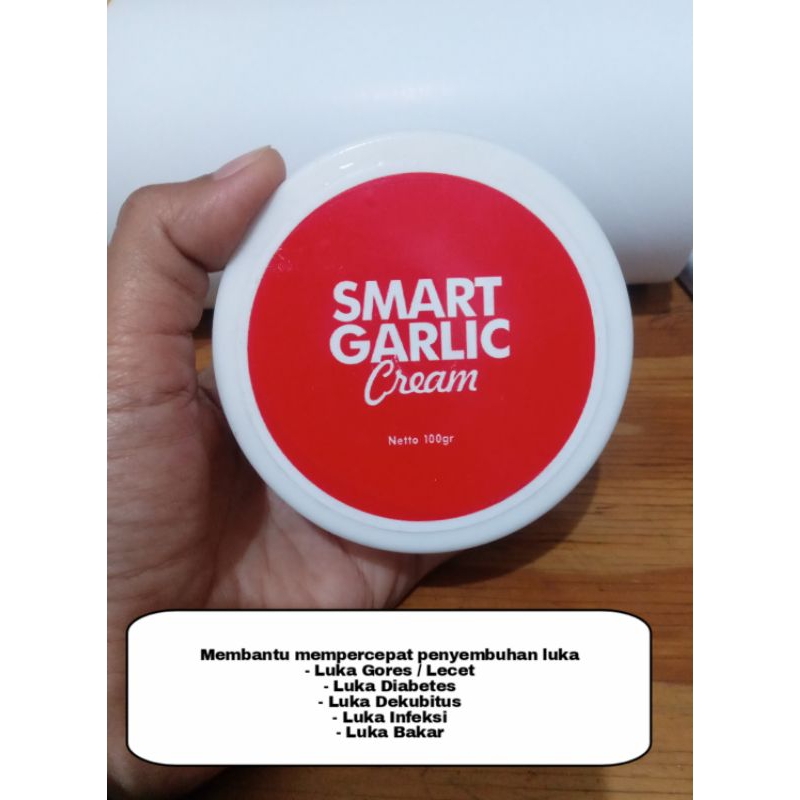 Jual Smart Garlic Cream Krim Salep Semua Jenis Luka Original | Shopee ...