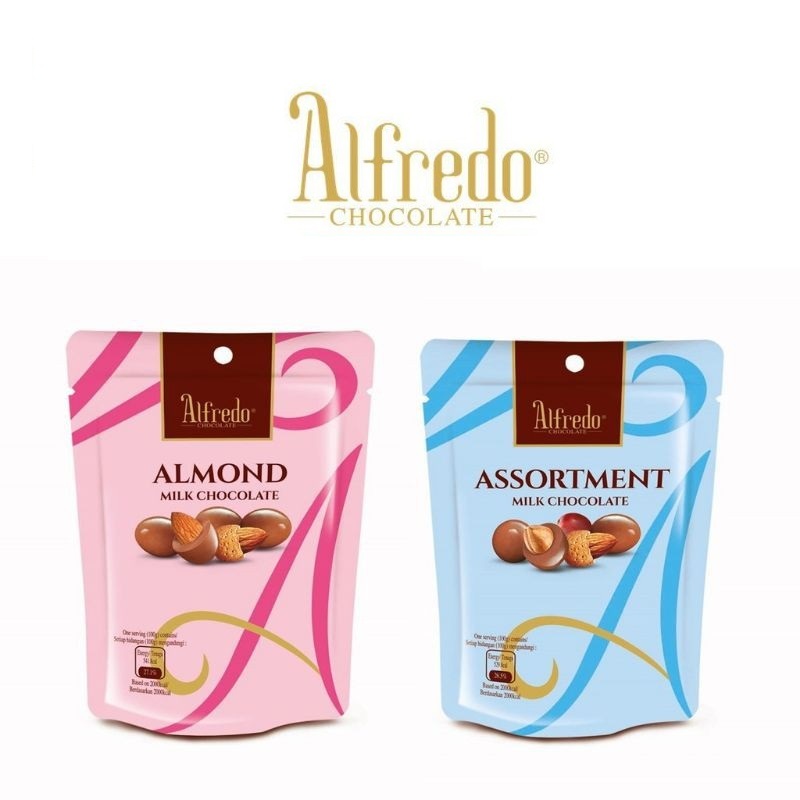 Jual Alfredo Chocolate Mini Pack Almond Milk Chocolate / Assorted