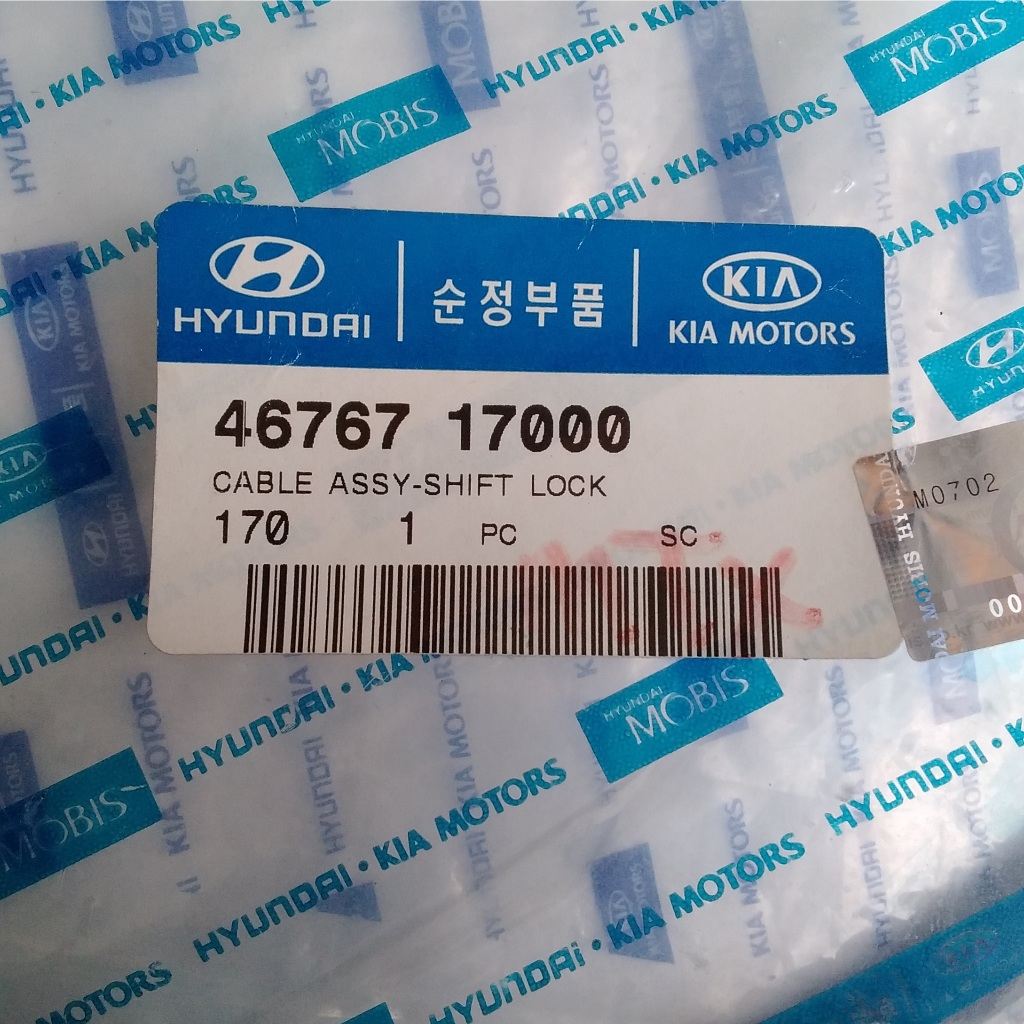 Jual CABLE ASSY SHIFT LOCK FOR MATRIX ( mobis ) - 46767 17000 | Shopee ...