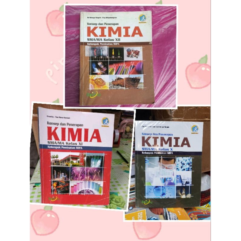 Jual BUKU ORIGINAL BEKAS KONSEP DAN PENERAPAN KIMIA KELAS 123 10 11 12 ...