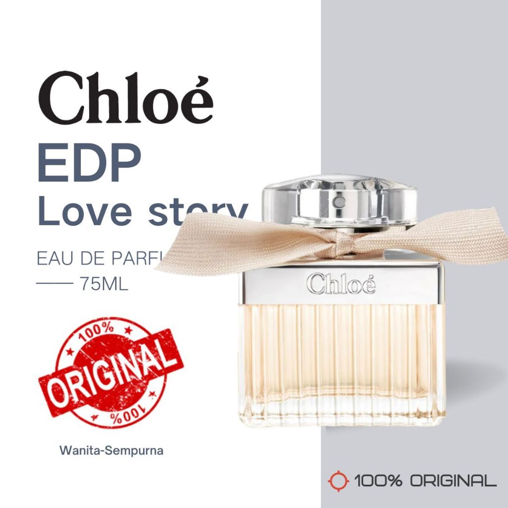Chloe EDP Signature Eau De Parfum For Women Original Chloé EDP Parfum  Wanita/Wewangian Bunga 75ML