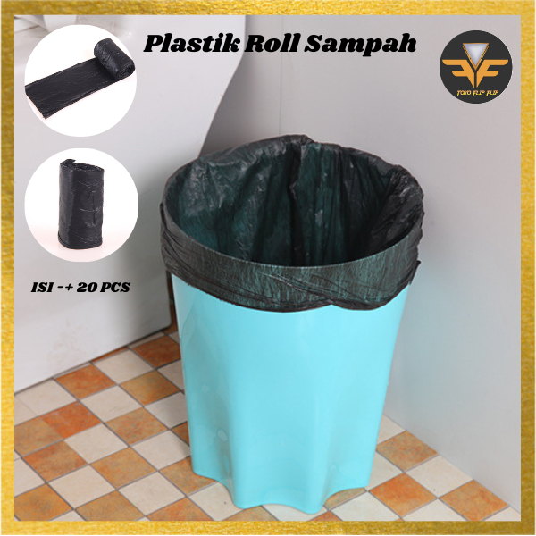 Jual Kantong Plastik Sampah Roll Ukuran 50 X 60cm Tebal Kresek Sampah Dapur Gulung Serbaguna 4311