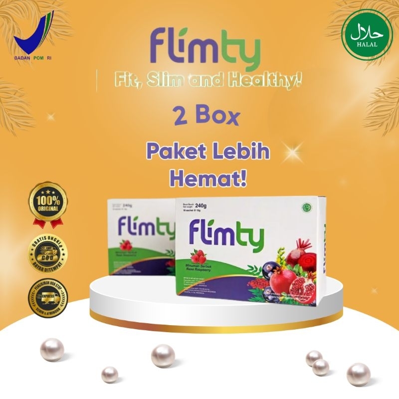 Jual Flimty 2 Box Paket Promo Isi 16 Sachet Detox Fiber Pelangsing ...