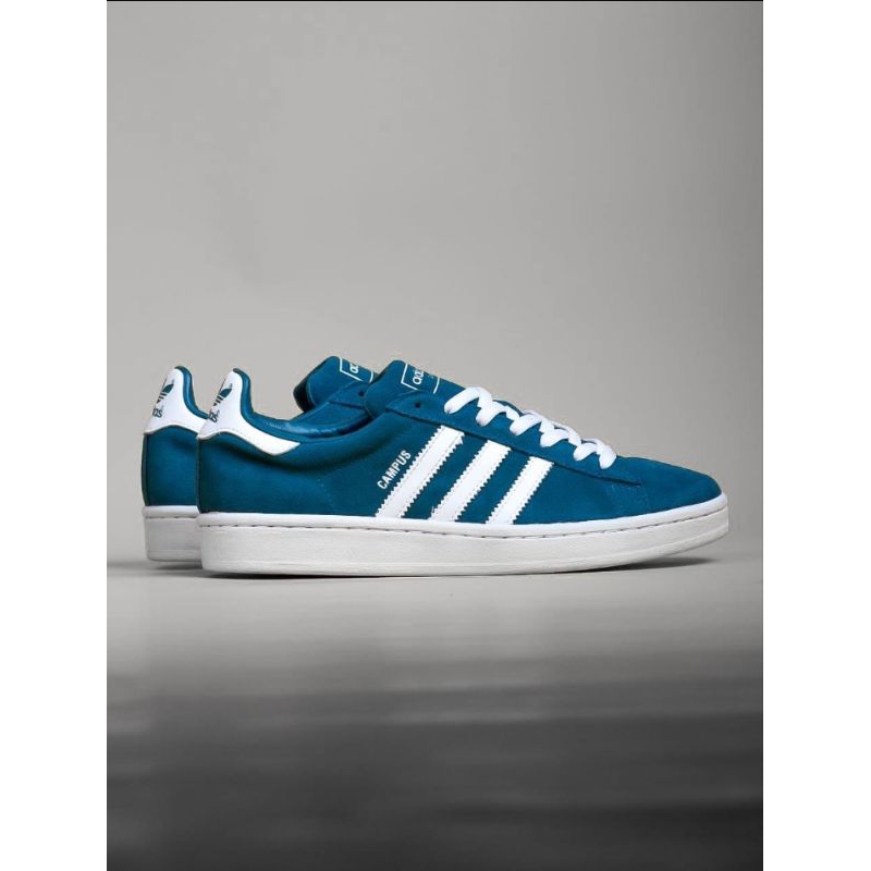 Sepatu Sneakers Pria Adidas Campus 2.0 Blue Tosca (100% Original Komponen)