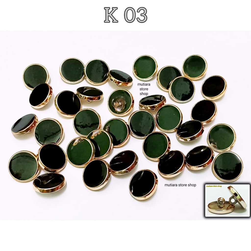 Jual Isi 25 Pcs Kancing Baju Mutiara Datar K 03 ( Ecer ) | Shopee Indonesia