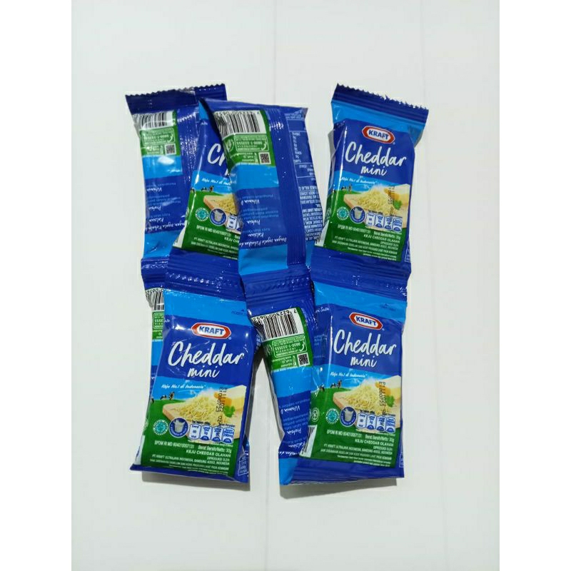 Jual Keju Kraft cheddar mini 1 renceng 8 sachet @30g | Shopee Indonesia