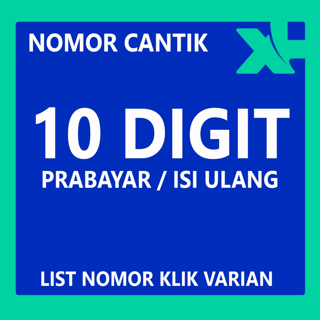 Jual XL 10 Digit Nomer Cantik XL 10 Angka Nomor Cantik 10 Digit ...