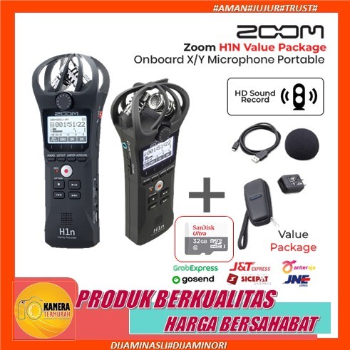 Jual Zoom H1N + Value Pack Portable Handy Voice Recorder H1 N