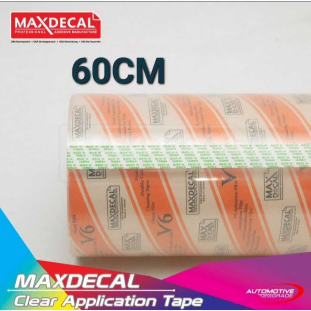 Jual 60CM Masking Tape MAXDECAL Transfer Tape Laminasi Cutting Sticker ...