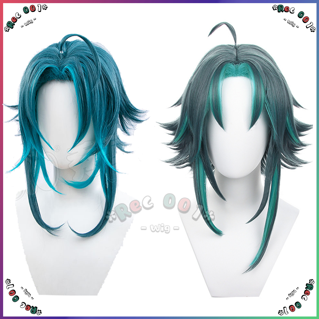 Jual Wig Xiao Cosplay Genshin Impact 40cm Rambut Orang Dewasa/AnakAnak