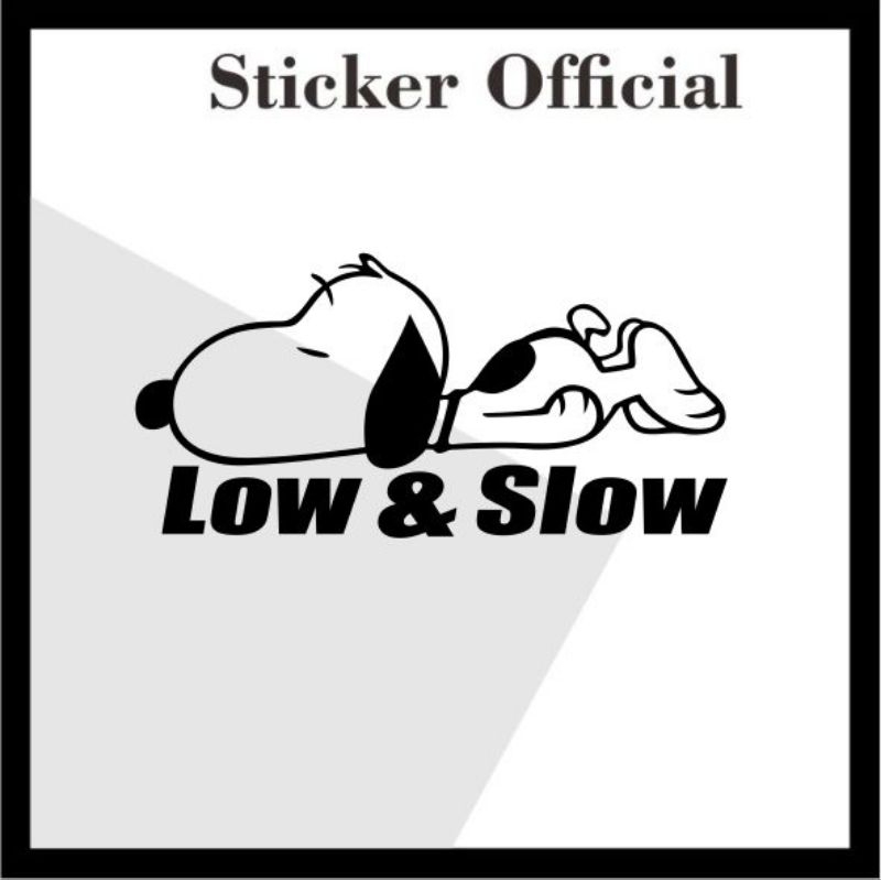Jual sticker luci low and slow | Shopee Indonesia