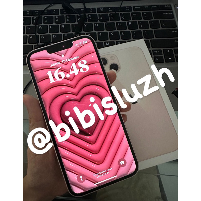 Jual Iphone 13 pink 128gb ex ibox (garansi on) | Shopee Indonesia