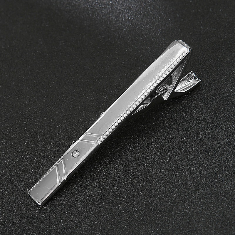 Jual KIAMA - Jepit Dasi Pin Tie Silver Murah | Shopee Indonesia