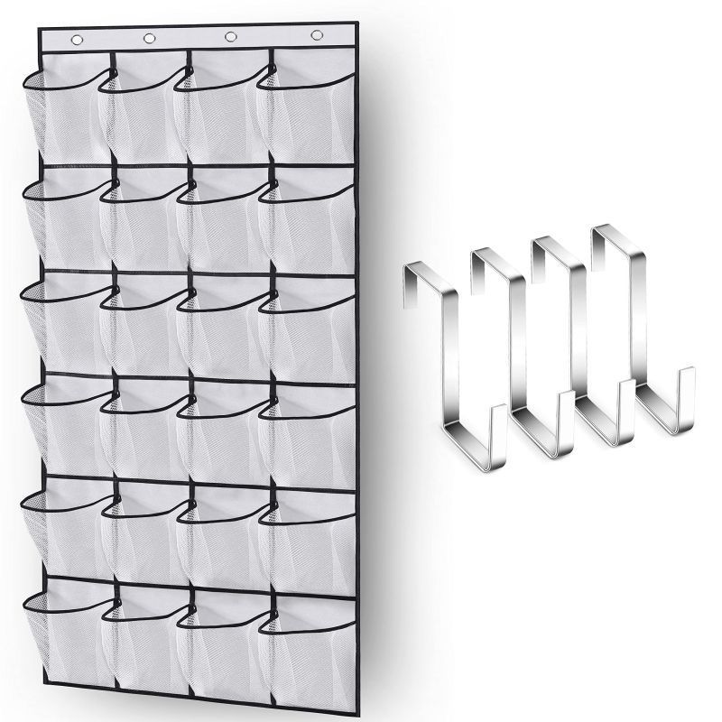Jual 24 Grid Rak Organizer Sepatu Gantung Tahan Air Shoes Rack Storage ...
