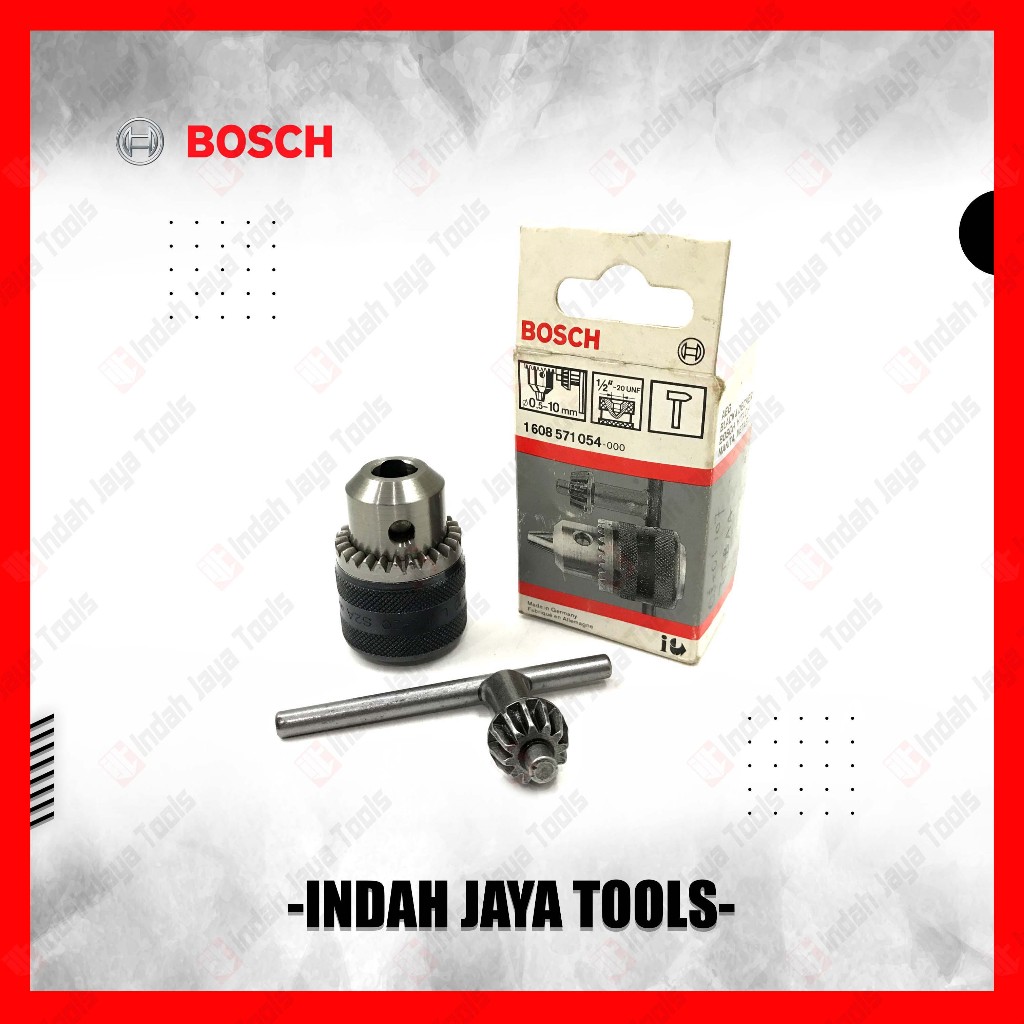 Jual BOSCH Kepala Bor 10 mm Drill Chuck Key Light Duty Hower