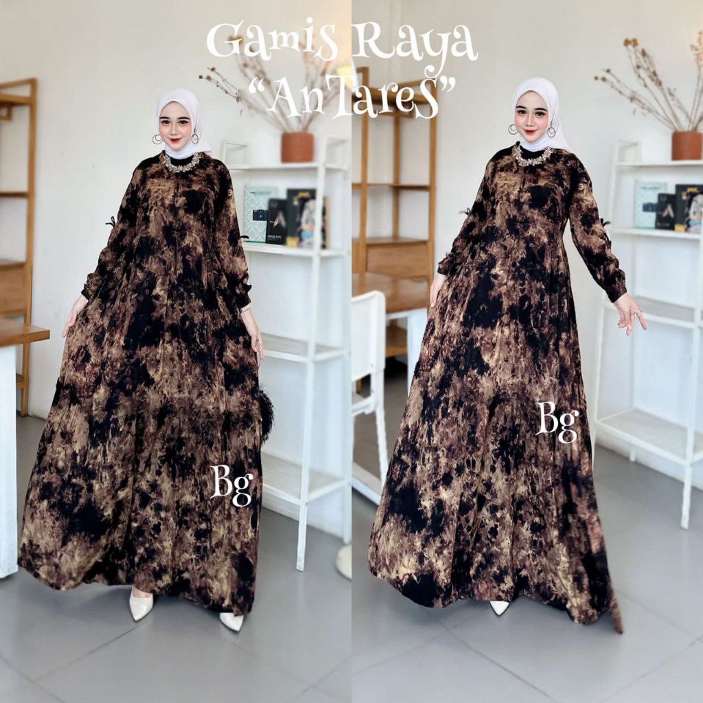 Jual Bg Ori Raya Ready Gamis Raya Twill Ori Size S M L Xl Gamis Twill Abstrak Twill