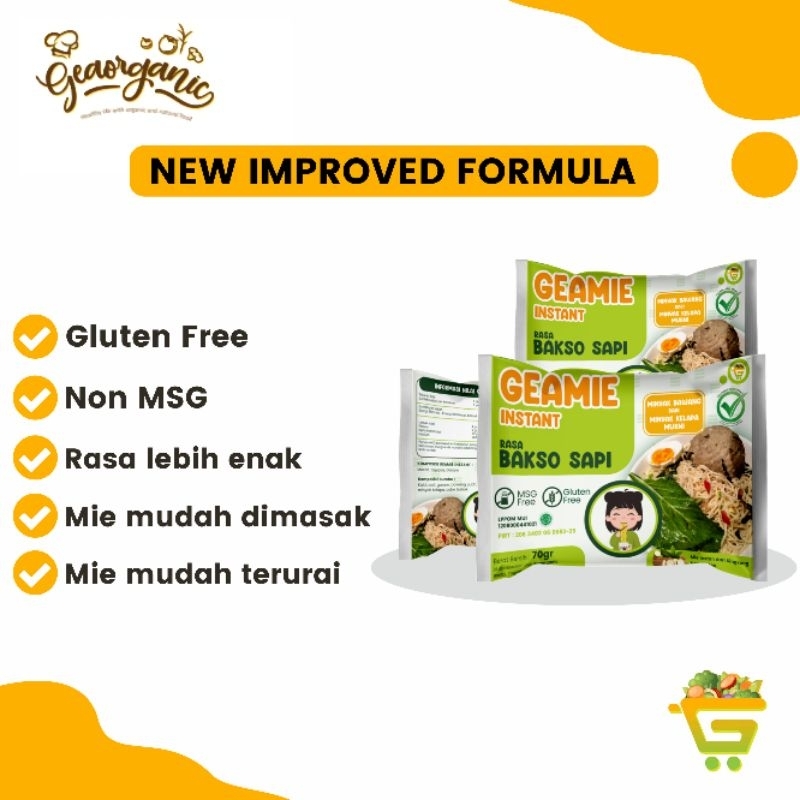 Jual Geamie Instant Baso Sapi Gluten Free & Non MSG | Shopee Indonesia