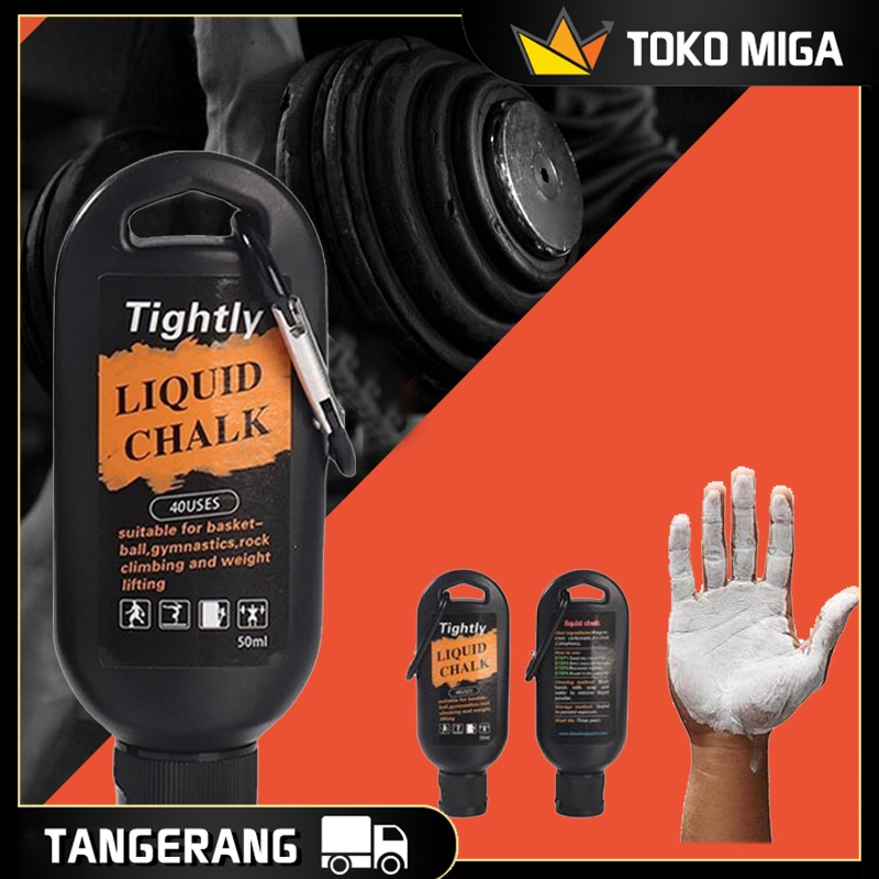 Jual 50ml Chalk Gym Bisa Digantung Kapur Cair Gym Magnesium Eco