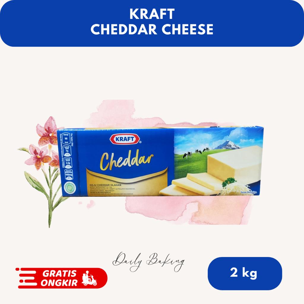 Jual KRAFT CHEDDAR CHEESE 2 KG Shopee Indonesia